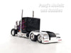 Kenworth W900 Extended Cab Truck with Custom Paint Job - BLACK - 1/43 Scale Model by NewRay