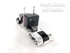 Kenworth W900 Extended Cab Truck with Custom Paint Job - BLACK - 1/43 Scale Model by NewRay