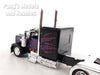 Kenworth W900 Extended Cab Truck with Custom Paint Job - BLACK - 1/43 Scale Model by NewRay