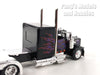 Kenworth W900 Extended Cab Truck with Custom Paint Job - BLACK - 1/43 Scale Model by NewRay