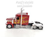 International LoneStar Extended Cab Truck with Custom Paint Job - RED - 1/43 Scale Model by NewRay