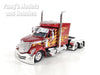 International LoneStar Extended Cab Truck with Custom Paint Job - RED - 1/43 Scale Model by NewRay