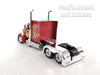 International LoneStar Extended Cab Truck with Custom Paint Job - RED - 1/43 Scale Model by NewRay