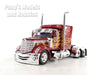 International LoneStar Extended Cab Truck with Custom Paint Job - RED - 1/43 Scale Model by NewRay