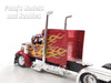 International LoneStar Extended Cab Truck with Custom Paint Job - RED - 1/43 Scale Model by NewRay