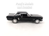 1964 1/2 Ford Mustang - BLACK - 1/24 Diecast Metal Model by Welly