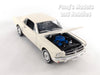 1964 1/2 Ford Mustang Coupe - WHITE - 1/24 Diecast Metal Model by Welly
