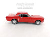 1964 1/2 Ford Mustang - RED - 1/24 Diecast Metal Model by Welly