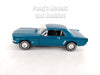 1964 1/2 Ford Mustang Coupe - AQUA BLUE - GREEN - 1/24 Diecast Metal Model by Welly
