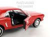 1964 1/2 Ford Mustang - RED - 1/24 Diecast Metal Model by Welly