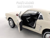 1964 1/2 Ford Mustang Coupe - WHITE - 1/24 Diecast Metal Model by Welly