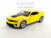 2012 Chevy Camaro LZ1 - YELLOW - 1/24  Scale Diecast Metal Model by Welly