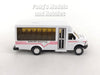 4.75 inch Mini Charter Tour Airport Bus Van Limo - White - 1/48 Scale Diecast Model 1/48 Scale Diecast Model