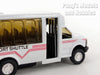 4.75 inch Mini Charter Tour Airport Bus Van Limo - White - 1/48 Scale Diecast Model 1/48 Scale Diecast Model