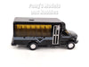 4.75 inch Mini Charter Tour Airport Bus Van Limo - Black - 1/48 Scale Diecast Model 1/48 Scale Diecast Model
