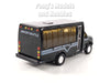 4.75 inch Mini Charter Tour Airport Bus Van Limo - Black - 1/48 Scale Diecast Model 1/48 Scale Diecast Model