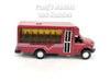 4.75 inch Mini Charter Tour Airport Bus Van Limo - RED - 1/48 Scale Diecast Model 1/48 Scale Diecast Model