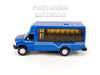 4.75 inch Mini Charter Tour Airport Bus Van Limo - BLUE - 1/48 Scale Diecast Model 1/48 Scale Diecast Model