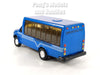 4.75 inch Mini Charter Tour Airport Bus Van Limo - BLUE - 1/48 Scale Diecast Model 1/48 Scale Diecast Model