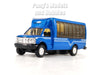 4.75 inch Mini Charter Tour Airport Bus Van Limo - BLUE - 1/48 Scale Diecast Model 1/48 Scale Diecast Model