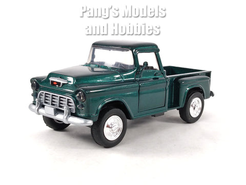 1955 Chevy 3100 Stepside Pickup Truck - GREEN - 1/32 Scale Diecast Model by NewRay