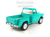 1955 Chevy 3100 Stepside Pickup Truck - AQUA - 1/32 Scale Diecast Model by NewRay