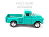 1955 Chevy 3100 Stepside Pickup Truck - AQUA - 1/32 Scale Diecast Model by NewRay
