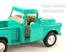1955 Chevy 3100 Stepside Pickup Truck - AQUA - 1/32 Scale Diecast Model by NewRay