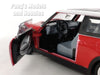 2001 Mini Cooper Mini Hatch - RED - 1/18 Diecast Metal Model by Smart Toys