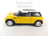2001 Mini Cooper Mini Hatch - YELLOW - 1/18 Diecast Metal Model by Smart Toys