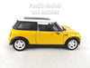 2001 Mini Cooper Mini Hatch - YELLOW - 1/18 Diecast Metal Model by Smart Toys