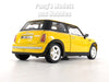 2001 Mini Cooper Mini Hatch - YELLOW - 1/18 Diecast Metal Model by Smart Toys
