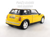 2001 Mini Cooper Mini Hatch - YELLOW - 1/18 Diecast Metal Model by Smart Toys