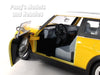 2001 Mini Cooper Mini Hatch - YELLOW - 1/18 Diecast Metal Model by Smart Toys