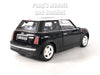2001 Mini Cooper Mini Hatch - BLACK - 1/18 Diecast Metal Model by Smart Toys