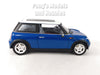 2001 Mini Cooper Mini Hatch - BLUE - 1/18 Diecast Metal Model by Smart Toys