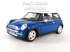 2001 Mini Cooper Mini Hatch - BLUE - 1/18 Diecast Metal Model by Smart Toys