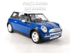 2001 Mini Cooper Mini Hatch - BLUE - 1/18 Diecast Metal Model by Smart Toys