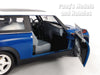 2001 Mini Cooper Mini Hatch - BLUE - 1/18 Diecast Metal Model by Smart Toys