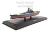 Imperial Japanese Navy Battleship Yamato with Display Case 1/1100 Scale Diecast Metal Model Ship by DOD