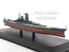 Imperial Japanese Navy Battleship Yamato with Display Case 1/1100 Scale Diecast Metal Model Ship by DOD