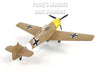 Messerschmitt Bf-109 Bf-109E Trop German Fighter 1/72 Scale Assembled and Painted Model by Easy Model