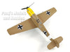 Messerschmitt Bf-109 Bf-109E Trop German Fighter 1/72 Scale Assembled and Painted Model by Easy Model