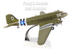 C-47 DC-3 Skytrain - Dakota S6 "Night Fright" 79th Troop Carrier Squadron, 436th Troop Carrier Group, USAAF Station AAF-466 Membury, England, D-Day, 1944 1/100 Scale Diecast Model - Unbranded