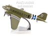 C-47 DC-3 Skytrain - Dakota S6 "Night Fright" 79th Troop Carrier Squadron, 436th Troop Carrier Group, USAAF Station AAF-466 Membury, England, D-Day, 1944 1/100 Scale Diecast Model - Unbranded