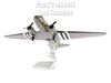 C-47 DC-3 Skytrain - Dakota S6 "Night Fright" 79th Troop Carrier Squadron, 436th Troop Carrier Group, USAAF Station AAF-466 Membury, England, D-Day, 1944 1/100 Scale Diecast Model - Unbranded