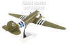 C-47 DC-3 Skytrain - Dakota S6 "Night Fright" 79th Troop Carrier Squadron, 436th Troop Carrier Group, USAAF Station AAF-466 Membury, England, D-Day, 1944 1/100 Scale Diecast Model - Unbranded