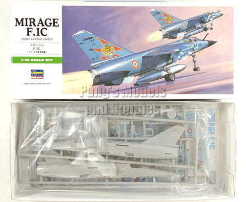 Dassault Mirage F1 F1C French Air Force 1/72 Scale Plastic Model Kit (Assembly Required) by Hasegawa