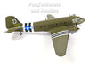 C-47 DC-3 Skytrain - Dakota S6 "Night Fright" 79th Troop Carrier Squadron, 436th Troop Carrier Group, USAAF Station AAF-466 Membury, England, D-Day, 1944 1/100 Scale Diecast Model - Unbranded