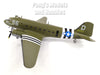 C-47 DC-3 Skytrain - Dakota S6 "Night Fright" 79th Troop Carrier Squadron, 436th Troop Carrier Group, USAAF Station AAF-466 Membury, England, D-Day, 1944 1/100 Scale Diecast Model - Unbranded
